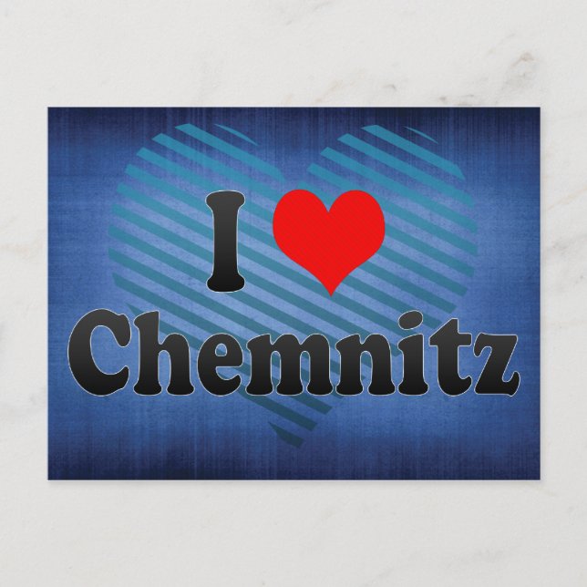 I Liebe Chemnitz, Deutschland Postkarte (Vorderseite)