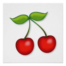 I Liebe Cherries Poster