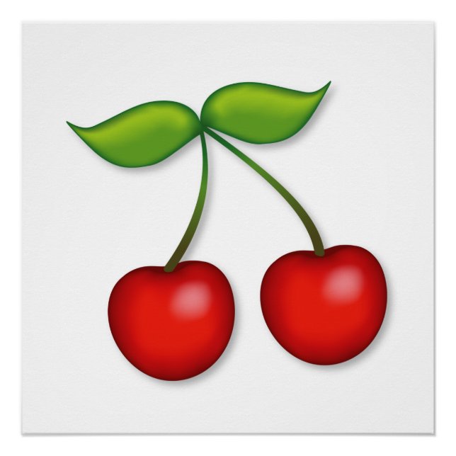 I Liebe Cherries Poster (Vorderseite)