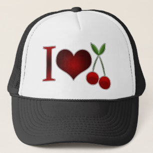 I Liebe Cherries Truckerkappe