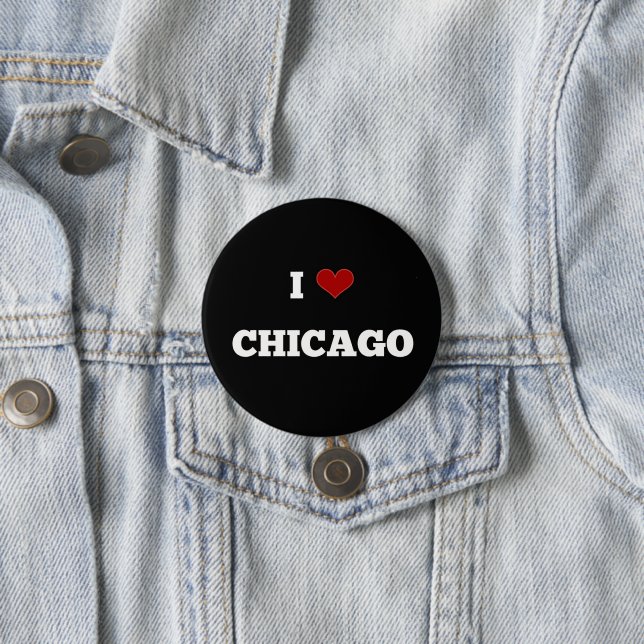 I Liebe Chicago Button (Beispiel)
