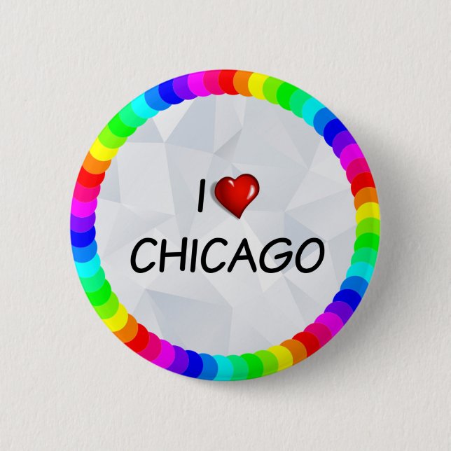 I Liebe Chicago Button (Vorderseite)