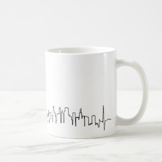 I Liebe Chicago in einer außerordentlichen ecg Art Kaffeetasse