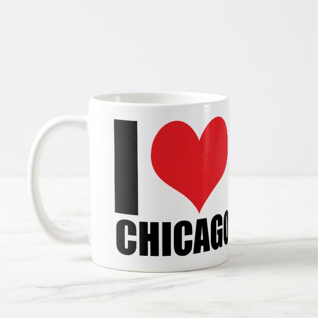 I Liebe Chicago Kaffeetasse (Links)