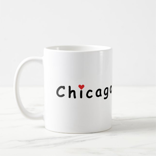 I Liebe Chicago Kaffeetasse (Links)