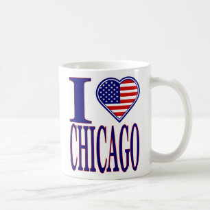 I Liebe Chicago weiter der Juli-Ausgaben-Tasse Kaffeetasse