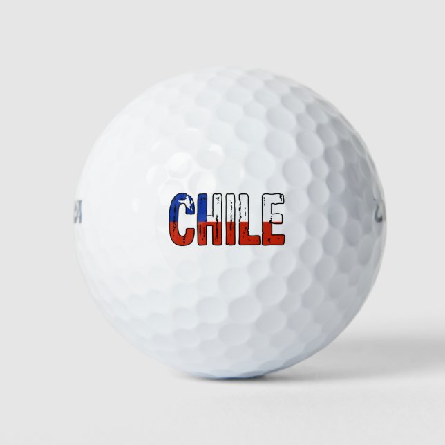 I LIEBE CHILE GOLFBALL (Vorderseite)