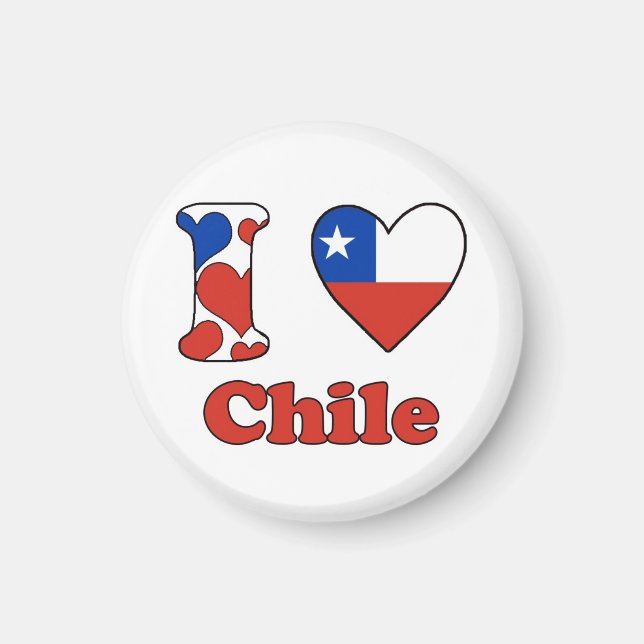 I Liebe Chile Magnet (Vorne)