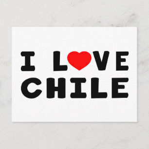 I Liebe Chile Postkarte