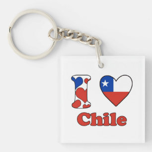 I LIEBE CHILE SCHLÜSSELANHÄNGER