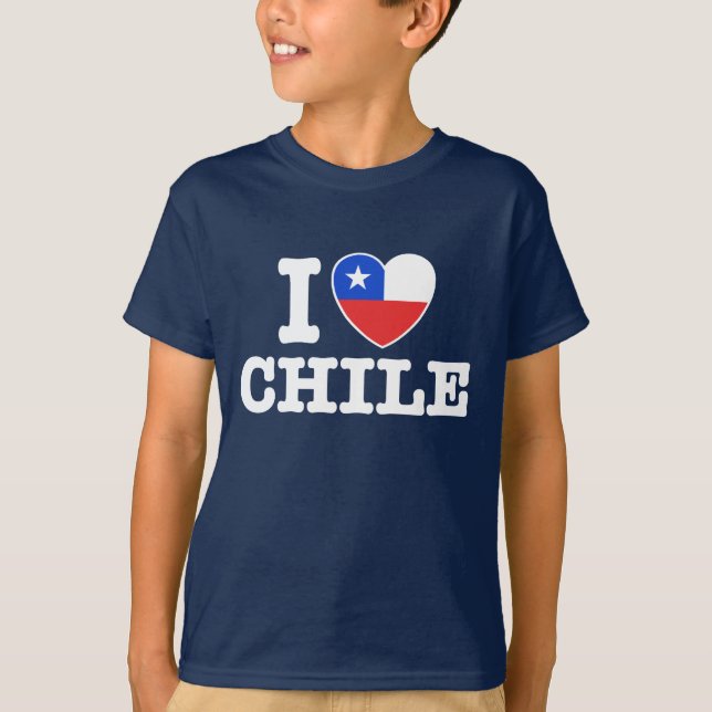 I LIEBE CHILE T-Shirt (Vorderseite)