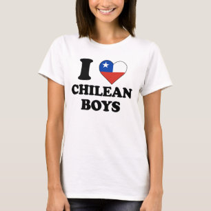 I Liebe Chilenische Jungen T-Shirt