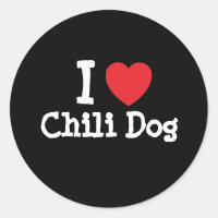 I Liebe Chili Hunde Herzklopfen T - Shirt