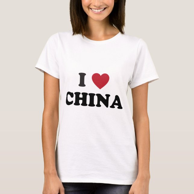 I Liebe-China T-Shirt (Vorderseite)