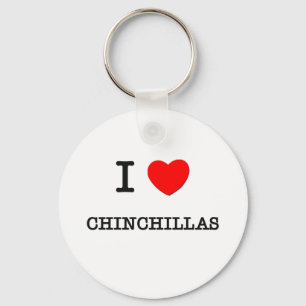 I Liebe CHINCHILLAS Schlüsselanhänger