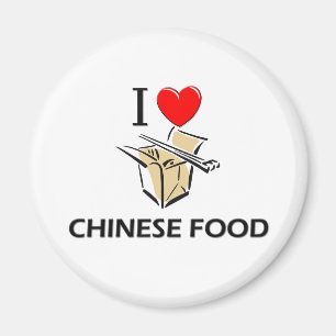 I Liebe-Chinese-Nahrung Magnet