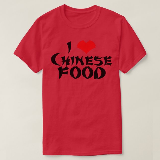 I Liebe chinesischer T-Shirts (Design vorne)