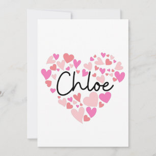 I Liebe Chloe Dankeskarte