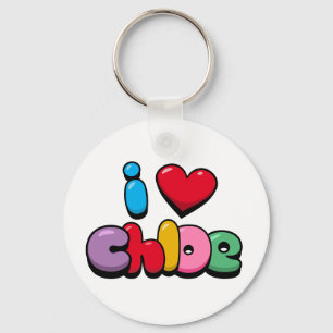 I Liebe Chloe Schlüsselanhänger