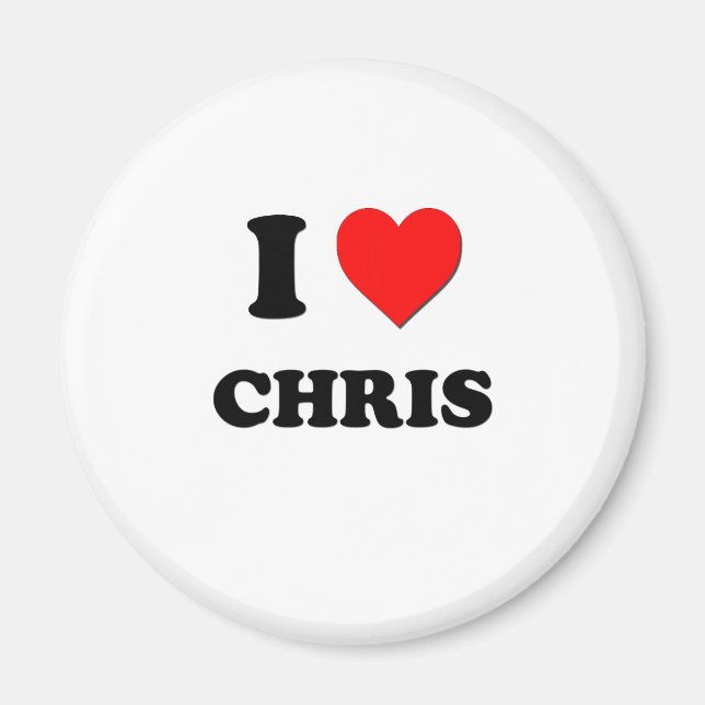 I Liebe Chris Magnet (Vorne)