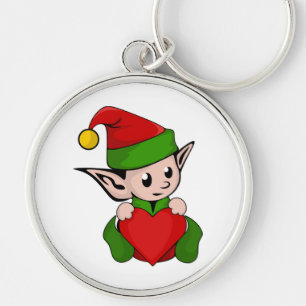 "I LIEBE CHRISTMAS" ELF SCHLÜSSELANHÄNGER