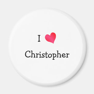 I Liebe Christopher Magnet