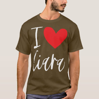 I Liebe Ciara Name Personalisiert Girl Beste Freun T-Shirt