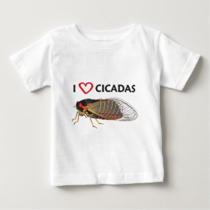 I Liebe Cicada Baby T-shirt