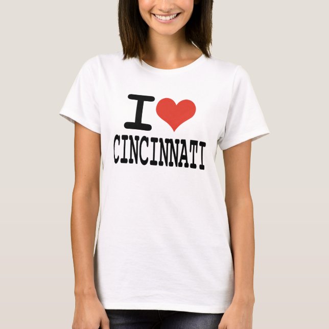 I Liebe Cincinnati T-Shirt (Vorderseite)