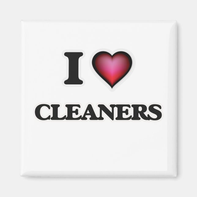 I Liebe Cleaners Magnet (Vorne)
