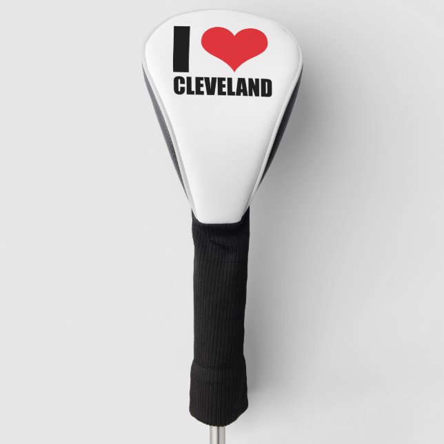 I Liebe Cleveland Golf Headcover (Vorderseite)