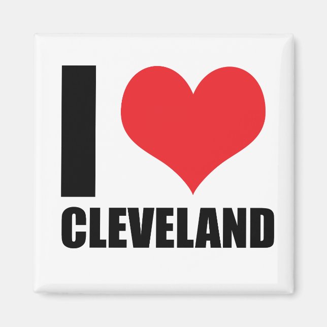I Liebe Cleveland Magnet (Vorne)
