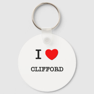 I Liebe Clifford Schlüsselanhänger