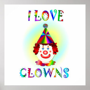 I LIEBE CLOWNS POSTER