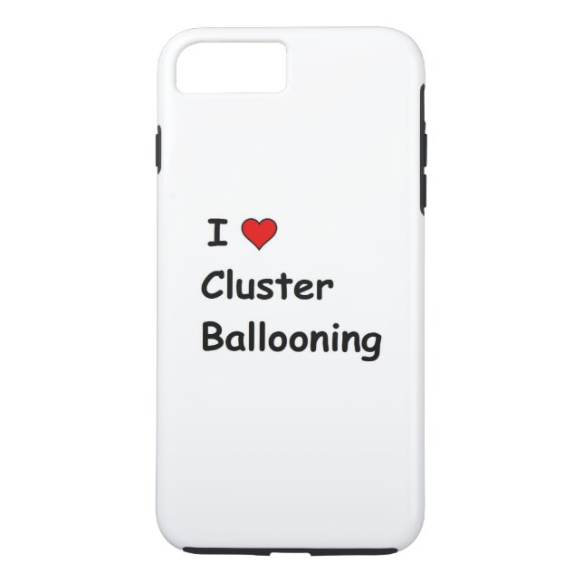 I Liebe Cluster Ballooning Case-Mate iPhone Hülle (Rückseite)