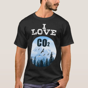 I Liebe CO2 AntiKlimaschutz Dieseltreiber Demo T-Shirt