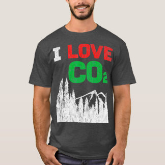 I Liebe CO2 Diesel Klimawandel lustiges Geschenk T-Shirt