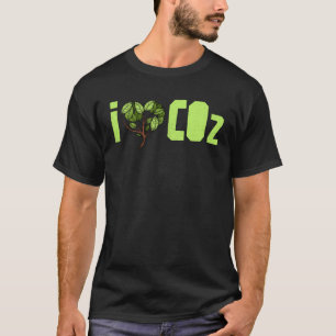 I Liebe CO2 Grüne Bäume Herz Anti Klimapanie T-Shirt