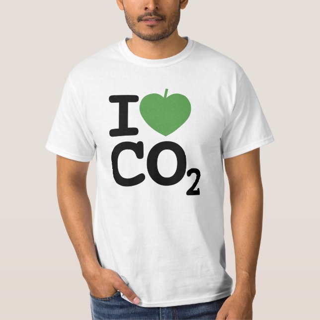 I Liebe CO2 - I Bleibe Kohlendioxid - Wert der Män T-Shirt (Vorderseite)