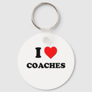 I Liebe Coaches Schlüsselanhänger