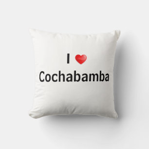 I Liebe Cochabamba Kissen