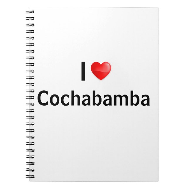 I Liebe Cochabamba Notizblock (Vorderseite)