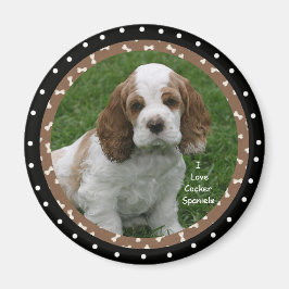 I Liebe Cocker Spaniel Hunde Magnet
