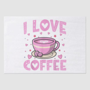 I Liebe Coffee - Funny Coffee Drink Coffein Addi Seidenpapier