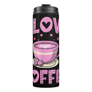 I Liebe Coffee - Funny Coffee Drink Coffein Addi Thermosbecher