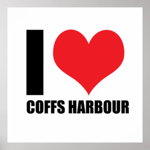 I Liebe Coffs Harbour Poster