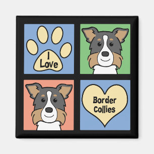 I Liebe Colliese an den Grenzen Magnet