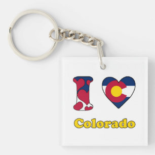 I Liebe Colorado Schlüsselanhänger
