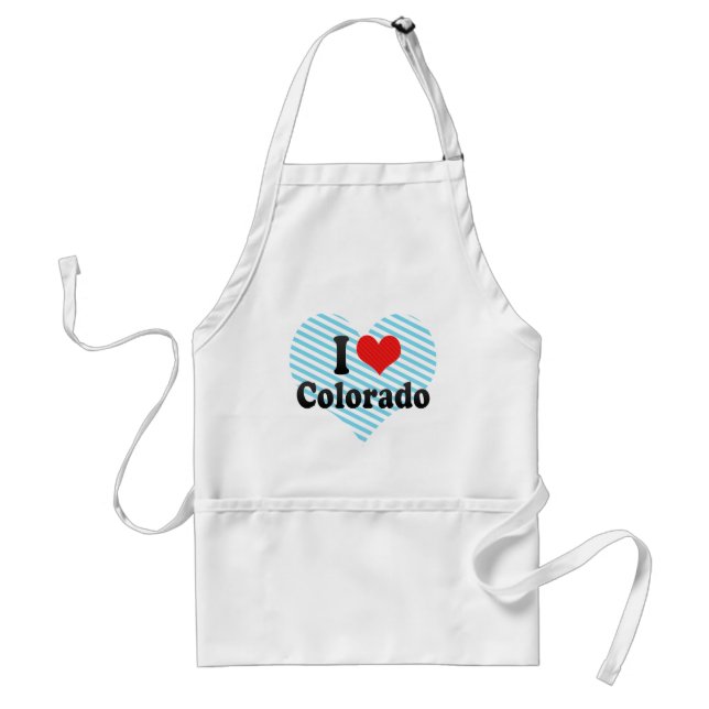 I Liebe Colorado Schürze (Vorne)
