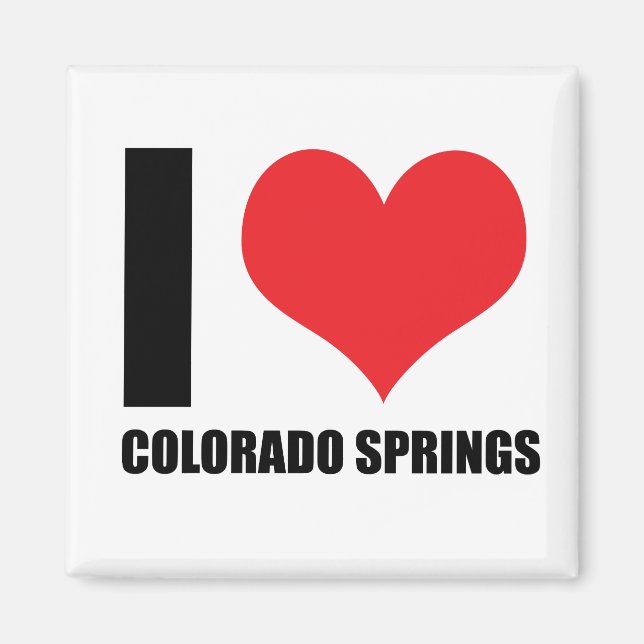 I Liebe Colorado Springs Magnet (Vorne)
